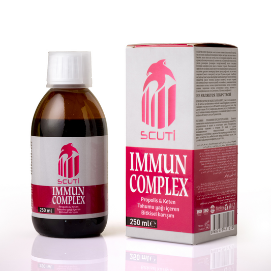 İmmun Complex Propolis & Keten Tohum İçeren Bağışıklık Güçlendirici Gıda Takviyesi Bitkisel Karışım